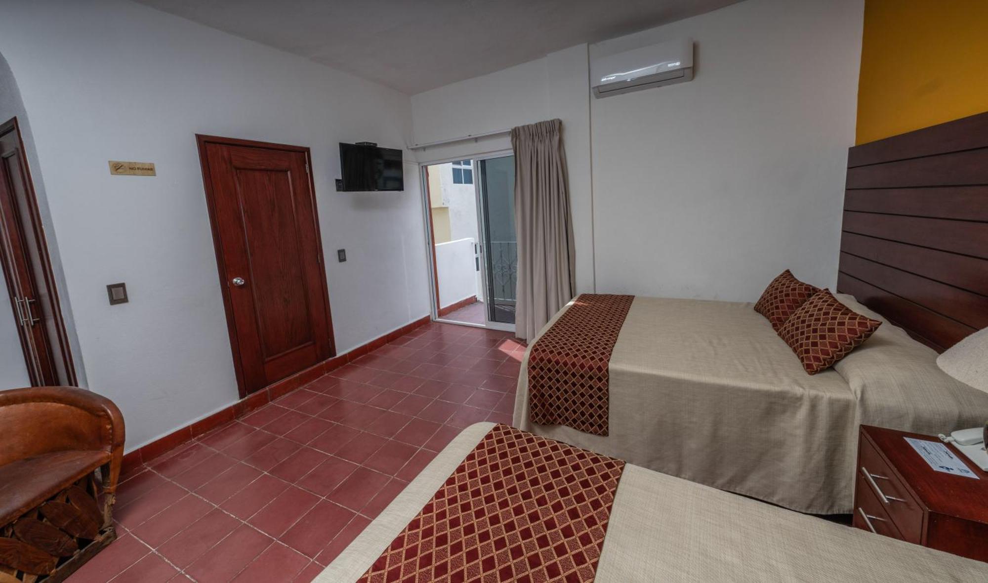 Hotel Encino Malecon Centro Puerto Vallarta Rom bilde